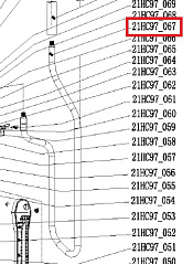 HC-2197/21HC97_067 Шланг масляный